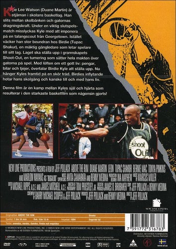 Above the Rim (1994) Jeff Pollack med Tupac Shakur, Marlon Wayans