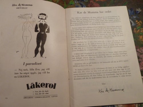 KAR DE MUMMA REVYN, 1957, TIDNING