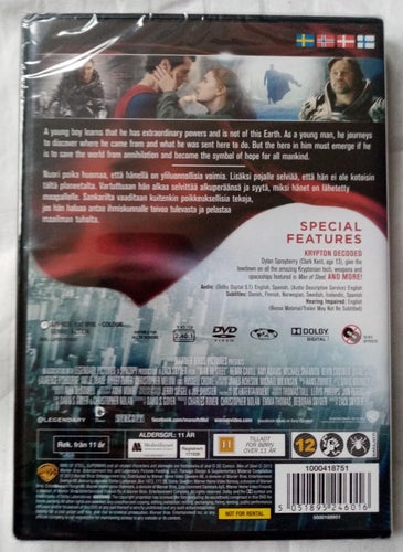 Man of Steel - DVD (Inplastad)