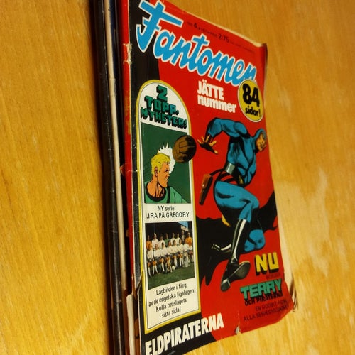 Samling Fantomen 1973 flera nummer 5 styck