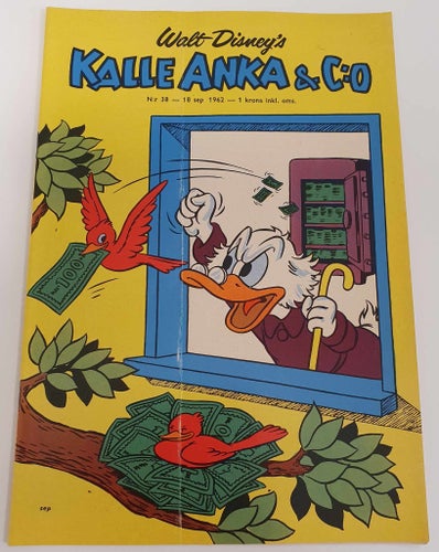 Kalle Anka & Co nr 38 1962 / VG-