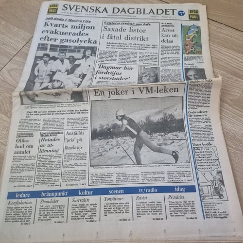 Svenska Dagbladet 21 november 1984