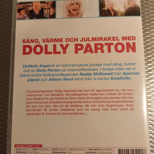 Unlikely Angel. Dolly Parton, Roddy McDowell, Allison Mack.