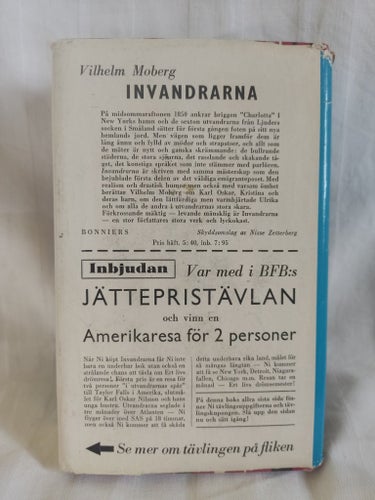 Invandrarna av Vilhelm Moberg, 1952