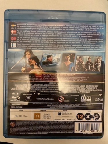 WONDER WOMAN Blu-ray Sv. text