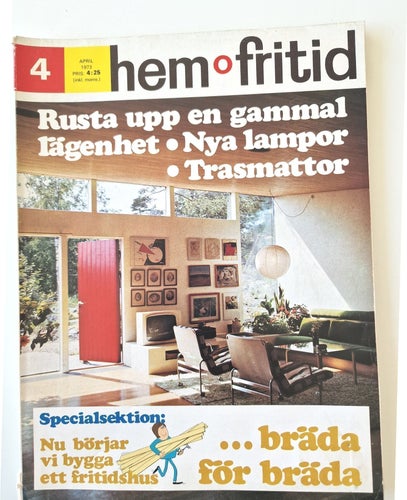 Hem o fritid tidning nr 4 1973