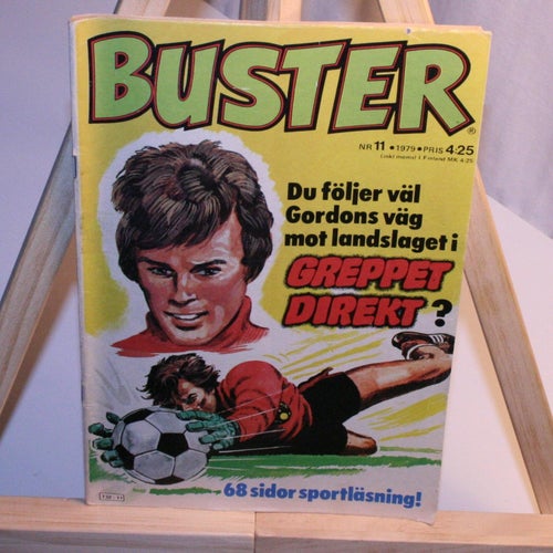 Buster - 1979 - NR 11 - Ingo Story, Super-Mac, Fotbollsskola, Greppet direkt