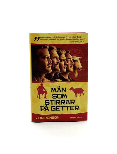 Män som stirrar på getter av Jon Ronson (oläst, inbunden 2010)