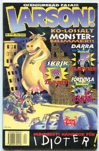 Larson 1994 nr 4 Ernie, Bizarro, Opus, Grimmy, Foxtrot etc