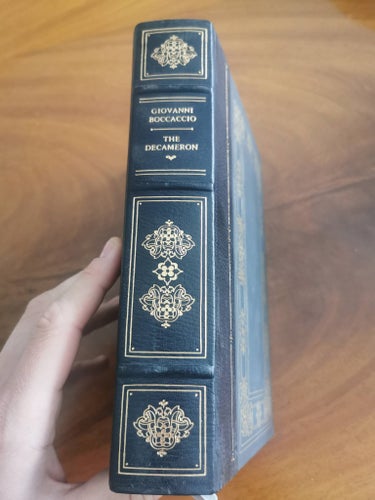 Decameron Boccaccio leather franklin library