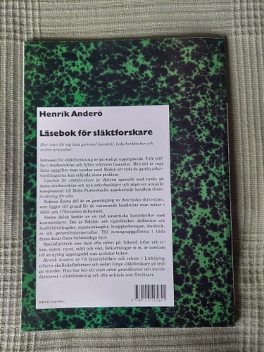 Läsebok för släktforskare av Henrik Anderö, 2003