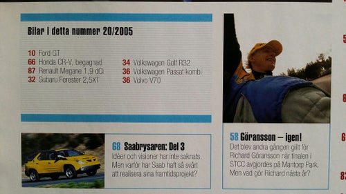 Auto motor & sport nr 20 2005: Ford GT, Subaru Forester 2,5 XT, VW Golf R32