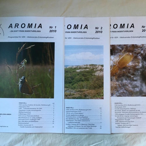 Aromia - En Doft Av Insektsvärlden. VEK - Västsvenska EntomologKlubben 2010