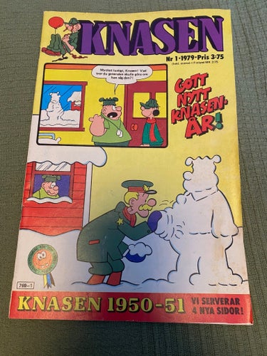 Knasen serietidningar – blandade år 1976–2009 retro samling