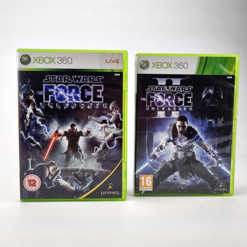 Star Wars The Force Unleashed I & II Xbox 360