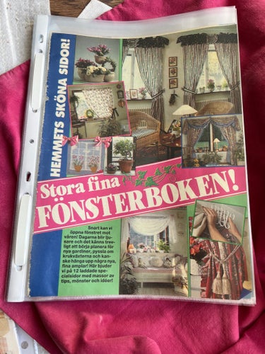 Stora fina fönsterboken 40 sidor