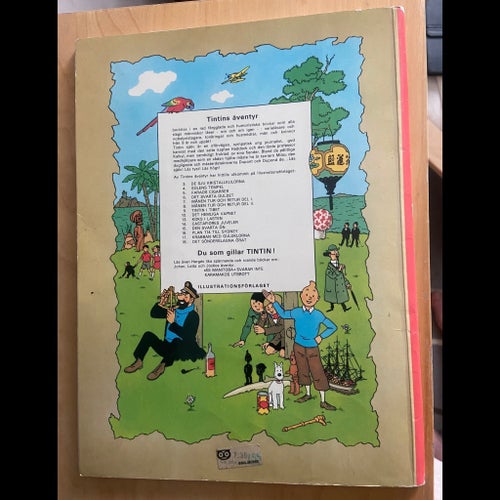 1:a upplagan - Tintin - Det Svarta Guldet - Hergé - 1971