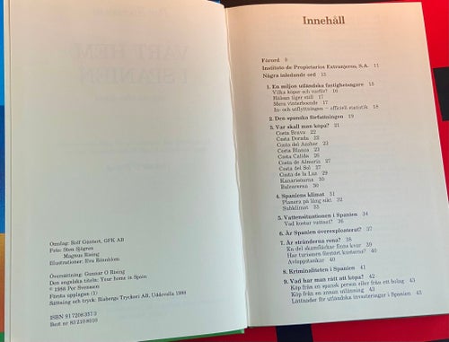 (016) Vårt hem i Spanien - före och efter köpet av Per Svensson, 1988