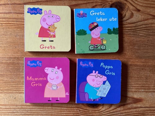 4st. Peppa Pig böcker.