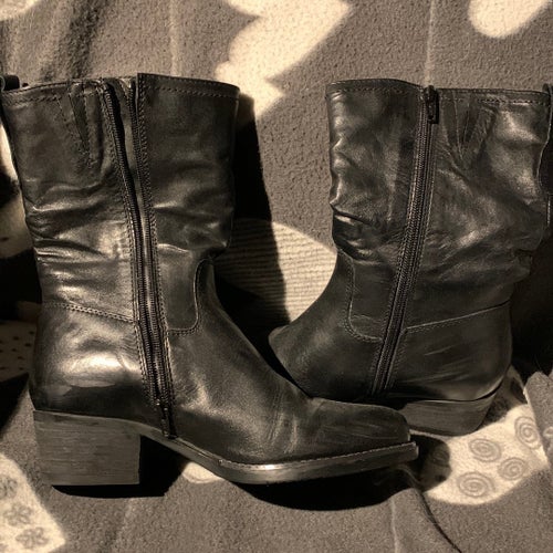 Svart Boots från JANA stl 38
