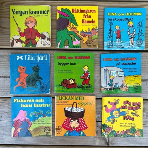 9st små böcker - Pixi