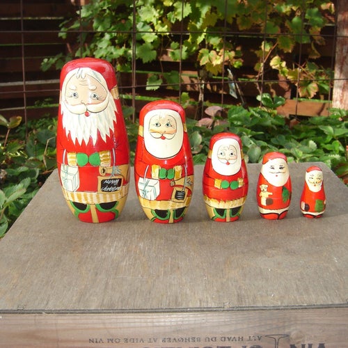 Jultomte – Babusjka-/matrjosjkadockor !!!!!