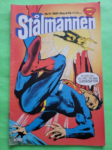 Stålmannen nr 11 från 1981