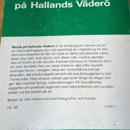 Bok Besök på Hallands Väderö ,klassisk guidebok
