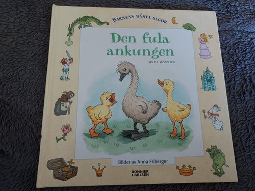 Bok Den fula ankungen 20 cm x 20 cm