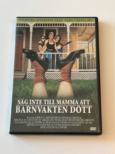 Säg inte till mamma att barnvakten dött (Christina Applegate, 1991). Beg. DVD