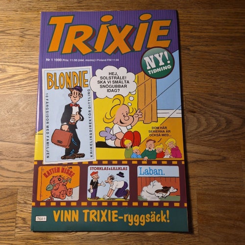 Trixie Nr 1 1990 första nummer