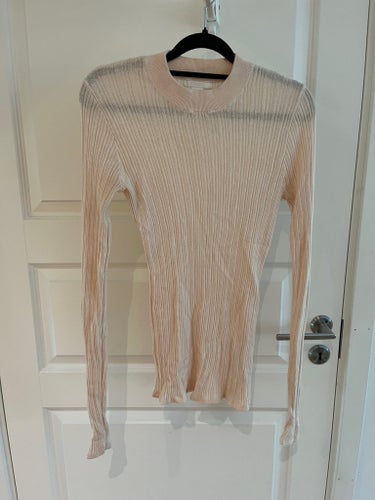 H&M ljusrosa tröja, storlek S