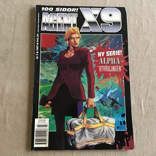 AGENT X9 NR 3 1997 ALPHA,PETER KAMPF,RIP KIRBY