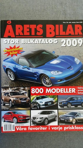 Årets Bilar 2009 - bilkatalog typ "Alla Bilar" och "Bilkatalogen"