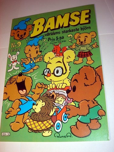 BAMSE 1985 9 (svensk) NY OLÄST