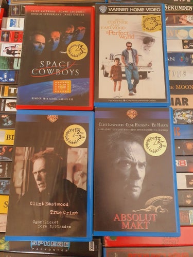4x Clint Eastwood (X-Rental Paket 24) Space Cowboys, A Perfect World, True Crime