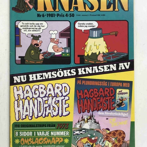 Knasen - 1981:6 VF med omslagsmapp