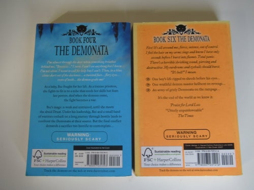 Darren Shan The Demonata böcker "Bec" och "Demon Apocalypse" pocket