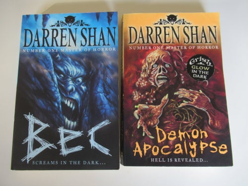 Darren Shan The Demonata böcker "Bec" och "Demon Apocalypse" pocket