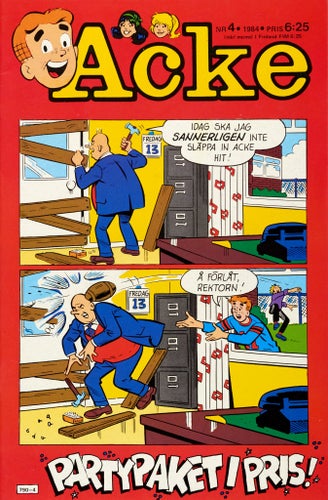 Acke Serietidning 1984 nr 4 (Oläst arkivex)