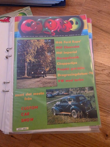 Colorod tidningar från 1976