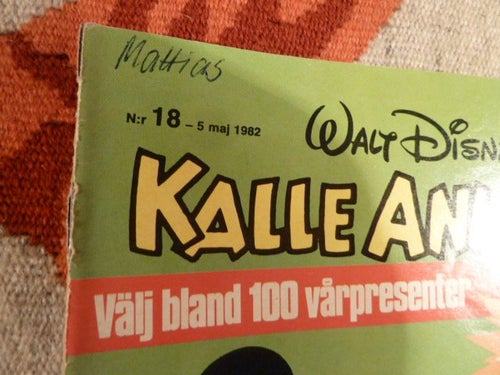 KALLE ANKA & C:O NR18, 1982,