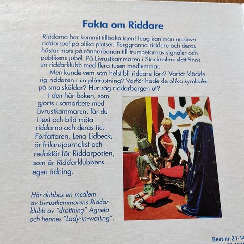 Fakta om Riddare