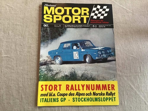 IMS MOTORSPORT NR 10 1968 RALLY COUPE DES ALPES,NOSRK RALLYT,OPEL GT,BENGTSFORS