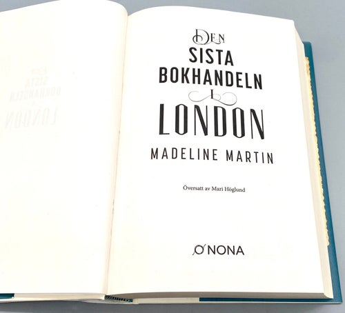 Den sista bokhandeln i London av Madeline Martin