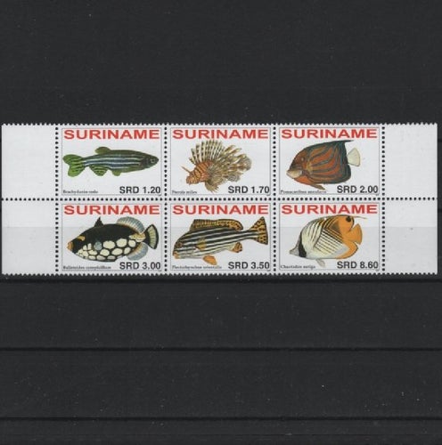 Suriname 2007 Fiskar 6v