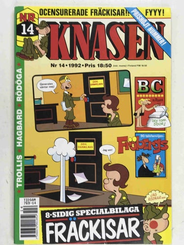 Knasen - 1992:14 VF-NM med fräckisbilaga