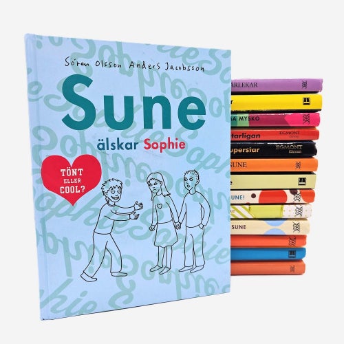 Sune - bokpaket med 13 böcker - Sören Olsson & Anders Jacobsson