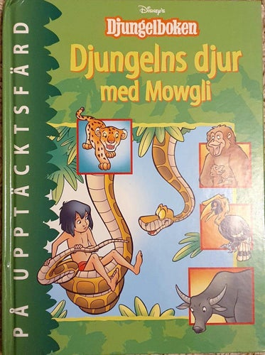 BARNBOK DJUNGELN DJUR MED MAUGLI, DISNEY