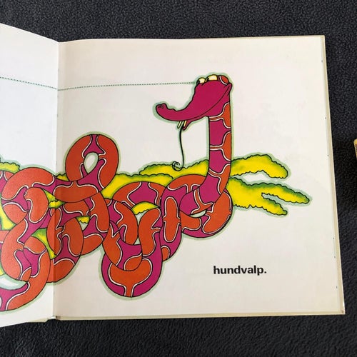Goddag Sköldpadda - Retro Rare Vintage Barnbok Böcker